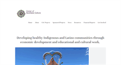 Desktop Screenshot of centerofsouthwestculture.org